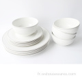 New Style Porcelain Crockery Dinner sets pour restaurant